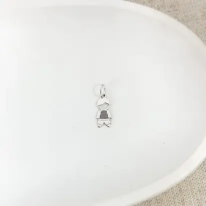 PINGENTE MENINO ROSTO VAZADO
